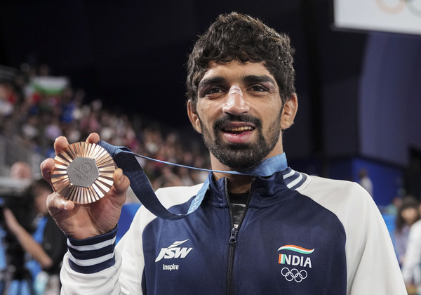 Olympics Medal Winner Aman Sehrawat roped in for Pro Wrestling League