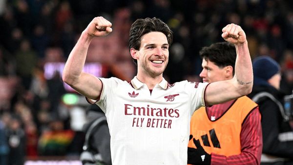 Rice brace drives Arsenal to Bournemouth win