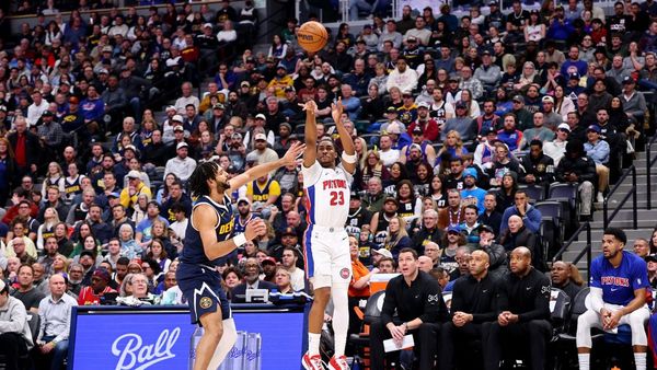 NBA Harris Leads Pistons Edge Nuggets