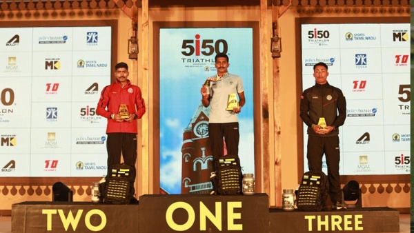 Indian athletes steal the show at inaugural 5i50 Triathlon Chennai 2025