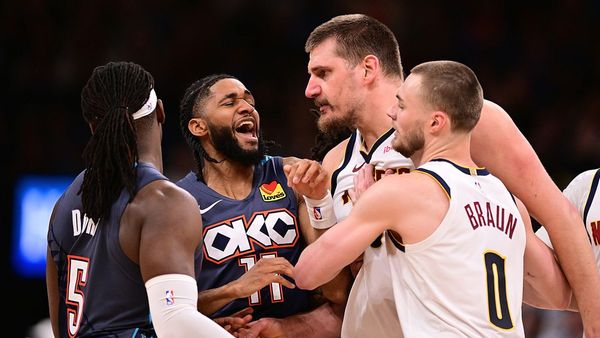 Jokic Confronts Dort After Foul