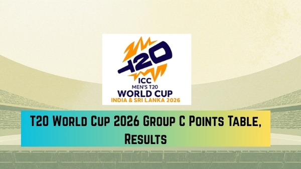 T20 World Cup 2026 Points Table Group C