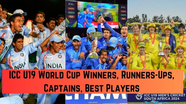 U19 World Cup Winners List Full List of Champions Runners-Ups Best Players of all Editions