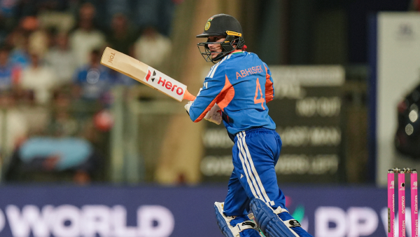 India vs England Abhishek Sharma Falls For 9 As Off-Spin Woes Continue Fans Claim India Playing With 10 Players