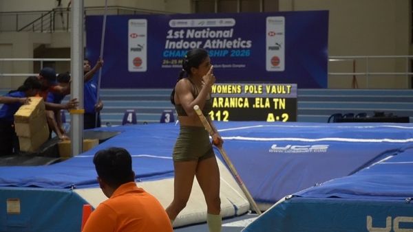 National Indoor Athletics Championships 2026 Day 1 Highlights  Baranica Elangovan Sets National Pole Vault Record  Afsal Bags 800m Gold  Sarun Payasingh Tops Long Jump