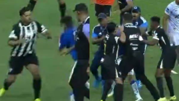 23 Red Cards in Brazil Cruzeiro vs Atletico Mineiro turns into a Mass Fight as Footballers throw Kicks Punch 23 Red Cards in Brazil Cruzeiro vs Atletico Mineiro turns into a Mass Fight as Footballers throw Kicks Punch