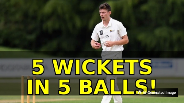 New Zeland s Brett Randell Scripts History with Five Wickets in Five Balls in First-Class Cricket