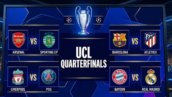 Champions League Quarterfinals Complete Schedule Qualified Teams Full List of Ties