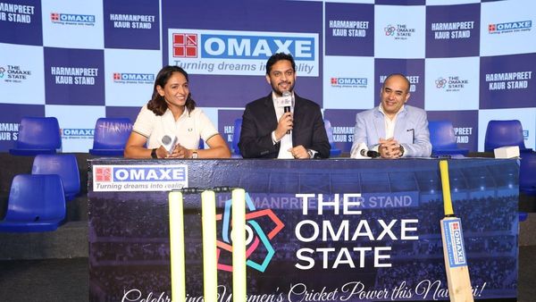 Harmanpreet Kaur Pink Stand Named