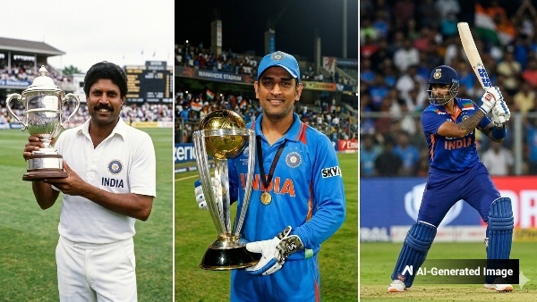From MS Dhoni Kapil Dev To Suryakumar Yadav Indian Captains Who Have Won ICC Tournaments From MS Dhoni Kapil Dev To Suryakumar Yadav Indian Captains Who Have Won ICC Tournaments