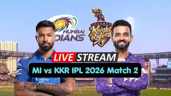 MI vs KKR IPL 2026 Live Streaming Where to Watch Mumbai Indians vs Kolkata Knight Riders on TV and Online MI vs KKR IPL 2026 Live Streaming Where to Watch Mumbai Indians vs Kolkata Knight Riders on TV and Online