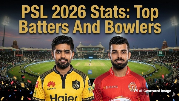 PSL 2026 Top 10 Batters Team-Wise Top 3 On March 31 Before Islamabad United vs Peshawar Zalmi Match