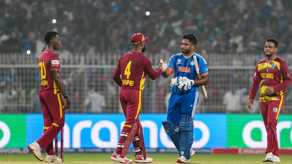 T20 World Cup 2026 Sanju Samson Finishes in Style With Six and Four as India Beat West Indies to Reach Semi-Finals T20 World Cup 2026 Sanju Samson Finishes in Style With Six and Four as India Beat West Indies to Reach Semi-Finals