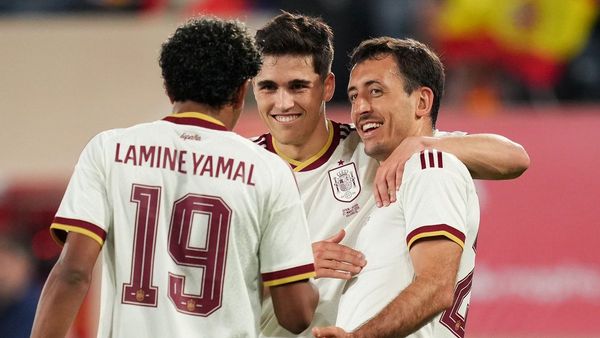 Oyarzabal doubles as Spain beat Serbia Oyarzabal doubles as Spain beat Serbia