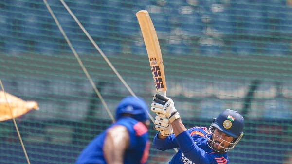 Tilak Verma Practicing At Wankhede Image PTI