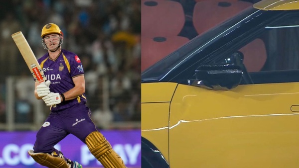 IPL 2026 Cameron Green Hits Huge Six of Ashok Sharma puts dent on Car