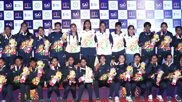 Khelo India Tribal Games Day 9 Chhattisgarh Clinch Women s Football Gold Soren Nagini Complete Golden Doubles