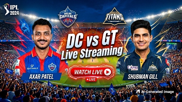 DC vs GT Live Streaming Where to Watch IPL 2026 Match Today In India UK USA And Other Countries