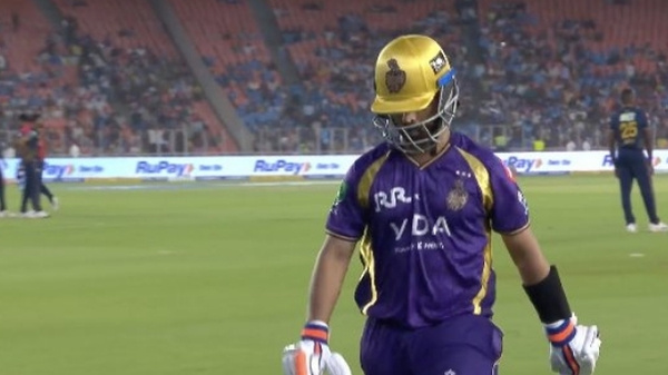 GT vs KKR Just Leave Biggest Failure - Ajinkya Rahane receives Fan Wrath after First Ball Duck