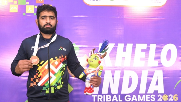 From Delivering Milk to National Gold J amp amp K Wrestler Hamam Hussain s 14-Year Dream Realised at KITG 2026