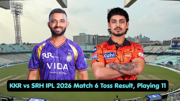 KKR vs SRH Toss Result amp amp Playing 11
