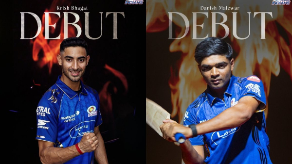 IPL 2026 Meet Danish Malewar and Krish Bhagat Mumbai Indians Fresh Faces Making Debut vs Gujarat