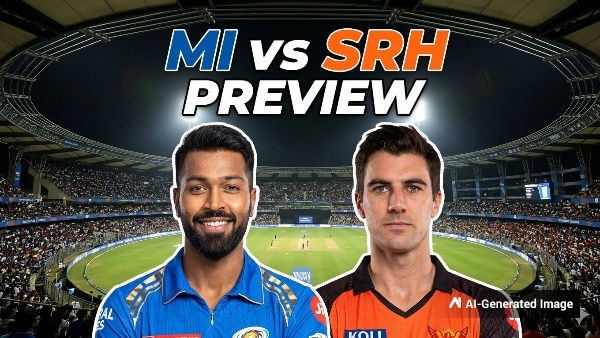 MI vs SRH Preview Head-to-Head Records As Mumbai Indians Look To Get Back To Winning Ways