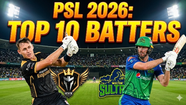 PSL 2026 Top 10 Batters Team-Wise Top 3 On April 3 Before Multan Sultans Vs Lahore Qalandars
