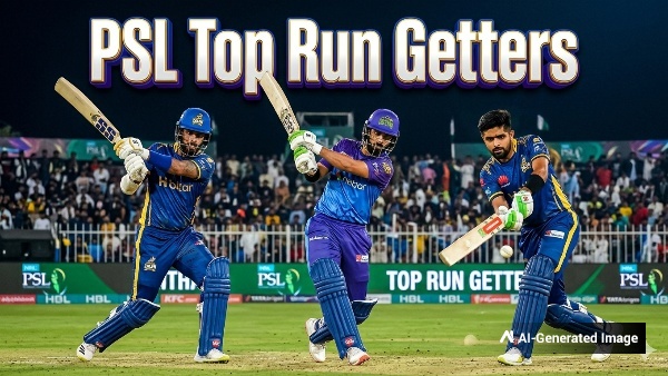 PSL 2026 Top 10 Batters Team-Wise Top 3 On April 14 Before Peshawar Zalmi vs Quetta Gladiators