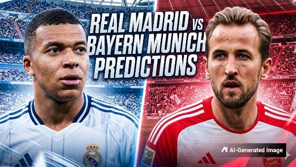 Real Madrid vs Bayern Munich Prediction UCL 2026 Quarter-Final Score Forecast and Analysis