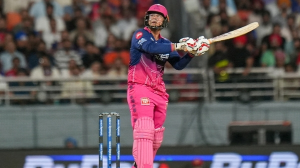 IPL 2026 Vaibhav Sooryavanshi channels inner MS Dhoni with stellar Helicopter Shot for Six - Watch