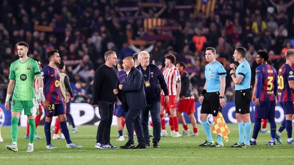 VAR Debate after Pubill handball incident
