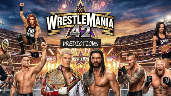 WrestleMania 42 Prediction Complete List of AI Predicted Winners Match Guide ahead of Mega Event