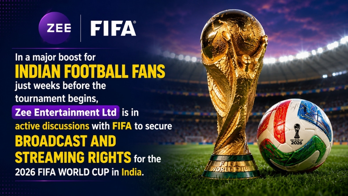 FIFA World Cup 2026 ZEE in Driver s Seat for a Deal to Broadcast Stock surges 11 Per Cent FIFA World Cup 2026 ZEE in Driver s Seat for a Deal to Broadcast Stock surges 11 Per Cent