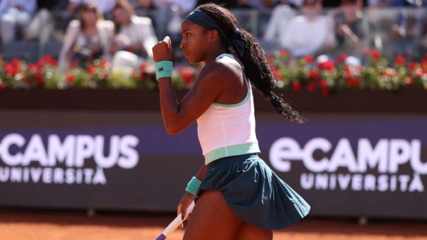 Gauff ends Cirstea s run to reach back-to-back Italian Open finals