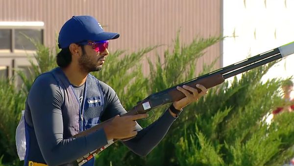 Indian shotgun squad at ISSF Almaty 2026