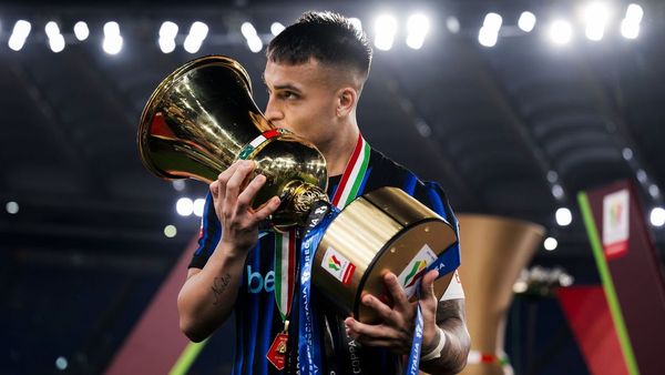 Inter clinches domestic double, Martinez reaction Inter clinches domestic double, Martinez reaction