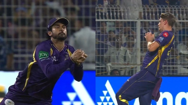 KKR vs MI Fans React as Manish Pandey takes an Outstanding Catch to dismiss Rickelton