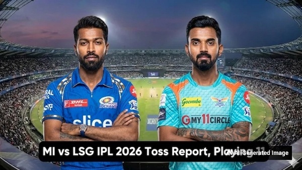 MI vs LSG IPL 2026 Toss Report Playing 11 Announced