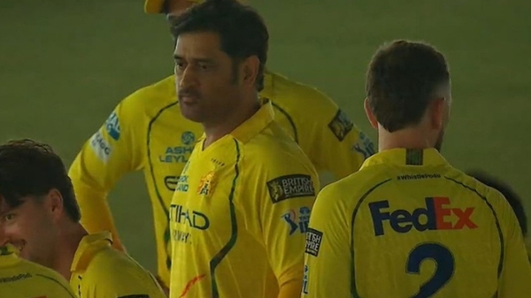 MS Dhoni was seen donning the yellow jersey of Chennai Super Kings for the first time in this IPL 2026 season MS Dhoni was seen donning the yellow jersey of Chennai Super Kings for the first time in this IPL 2026 season