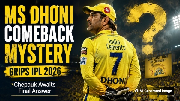 MS Dhoni Comeback Mystery Grips IPL 2026 as Chepauk Awaits Final Answer