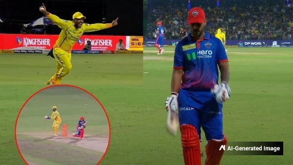 WATCH Nitish Rana Gets Out In A Bizarre Way In DC vs CSK Clash At Arun Jaitley Stadium
