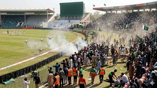 Pakistan Cricket Ground in Bajaur suffers Drone Strike Three Civilians Injured Pakistan Cricket Ground in Bajaur suffers Drone Strike Three Civilians Injured