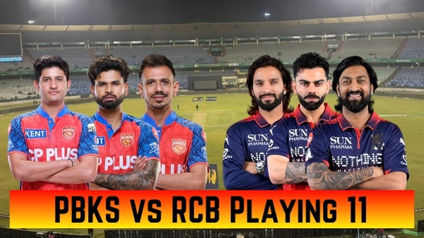 PBKS vs RCB Playing 11 IPL 2026 Punjab Kings vs Royal Challengers Bengaluru Team News Predicted Lineups