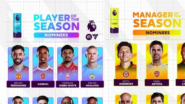 Premier League 2025-26 Seasons Awards Full List of Nominees for Player Manager Young Player of the Year