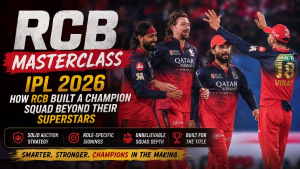 IPL 2026 No Superstars Just Pure Strategy How RCB s Auction Masterclass Reaped Massive Rewards IPL 2026 No Superstars Just Pure Strategy How RCB s Auction Masterclass Reaped Massive Rewards