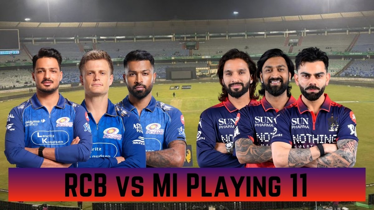 RCB vs MI Playing 11 IPL 2026 Hardik Pandya Out Surya to Lead Team News Predicted Lineups