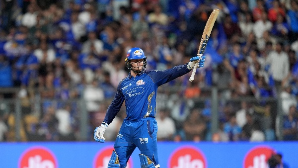 MI vs RR IPL 2026: Ryan Rickelton Becomes The Overseas Player With Most Sixes For Mumbai
