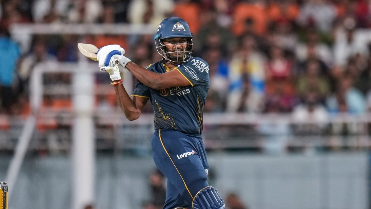 IPL 2026 Sai Sudharsan gets Out Hit Wicket against RR creates Multiple Records with Bizarre Dismissal IPL 2026 Sai Sudharsan gets Out Hit Wicket against RR creates Multiple Records with Bizarre Dismissal