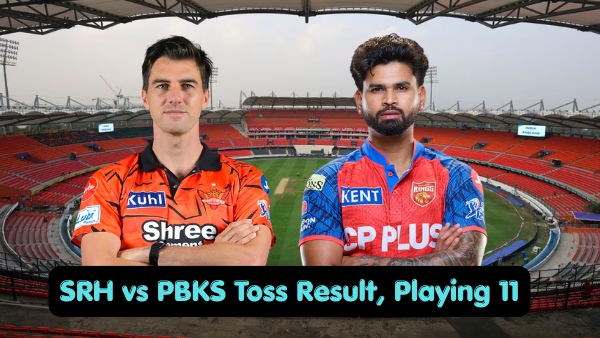 SRH vs PBKS Toss Result Playing 11 IPL 2026 Who Will Win Toss Today Lineups